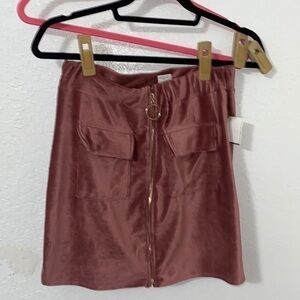 Marci faux corduroy skirt